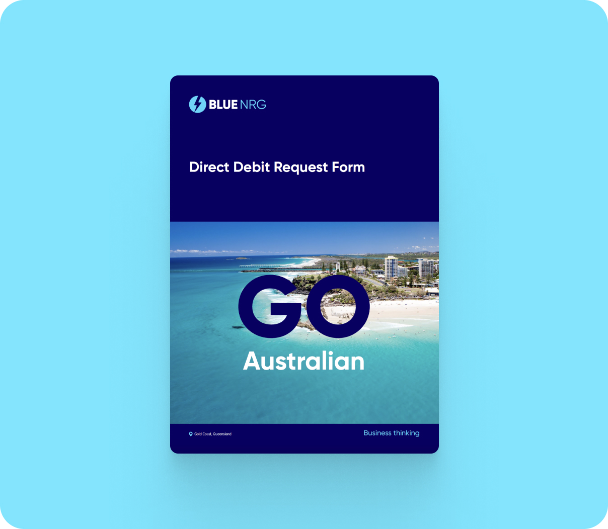 Blue NRG Direct Debit Request Form